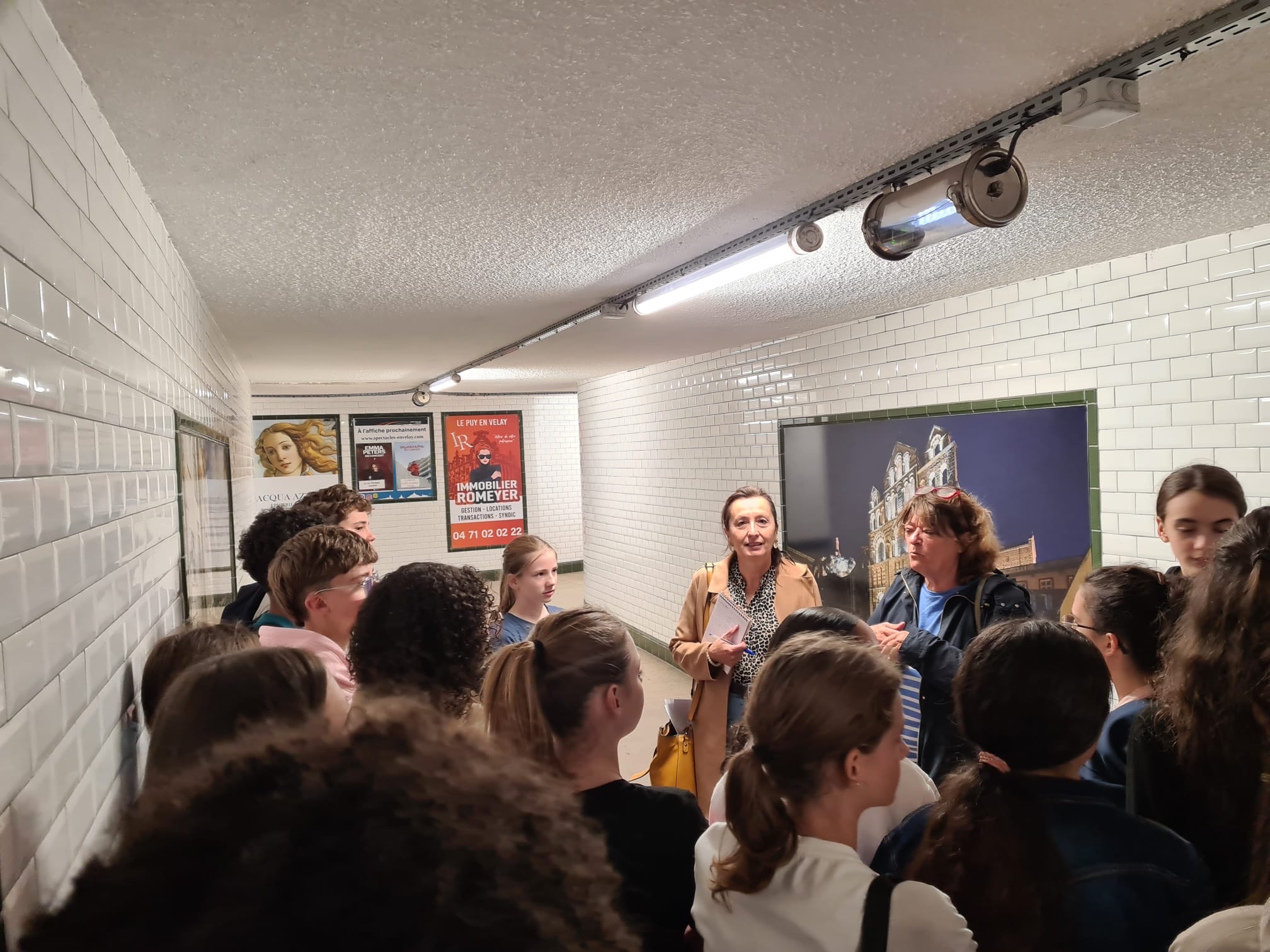 Les 4eme Euro visitent le Puy en Anglais