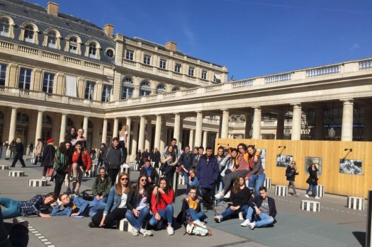 Les élèves de l'option théâtre visitent Paris