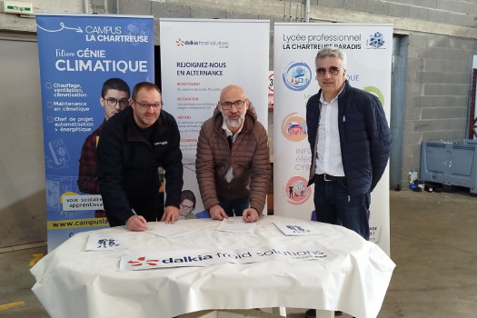 Un partenariat officiel entre le Pôle La Chartreuse et Dalkia Froid Solutions